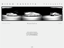 Tablet Screenshot of diegocassetta.com